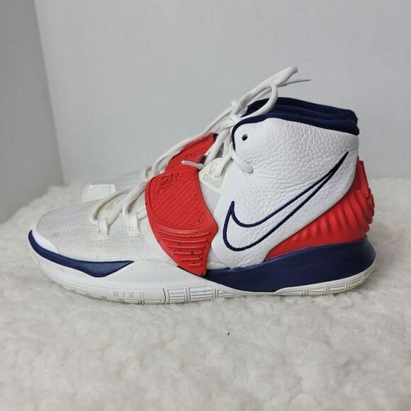 Nike Kyrie 6 Mens Size 6  USA Red White Blue Basketball BQ4630102 - Picture 2 of 10